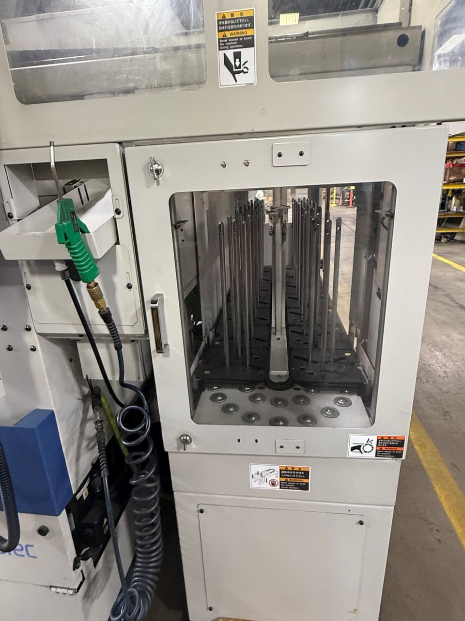 Muratec #MW-120, Twin Spindle CNC Lathe, 13.39" Between Spindles, 11.6" Swing, 6/8" Chuck, 8 Stations, 15 HP - Image 4
