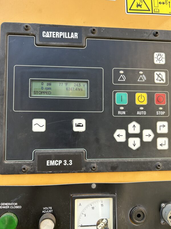 600 KW Caterpillar #XQ600, 208/480 Volts, 1800 RPM, 6368 hours, C18 engine, sound attenuated enclosure, 2007 - Image 7