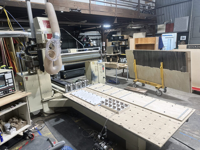 Motionmaster #QE1F-6.6/12-24-130-NC-CB, 5-Axis CNC Router, CNCPD head, 10 HP VFD, 9 HP spindle, Fagor 8055 - Image 2