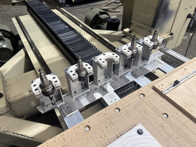 Motionmaster #QE1F-6.6/12-24-130-NC-CB, 5-Axis CNC Router, CNCPD head, 10 HP VFD, 9 HP spindle, Fagor 8055 - Image 4