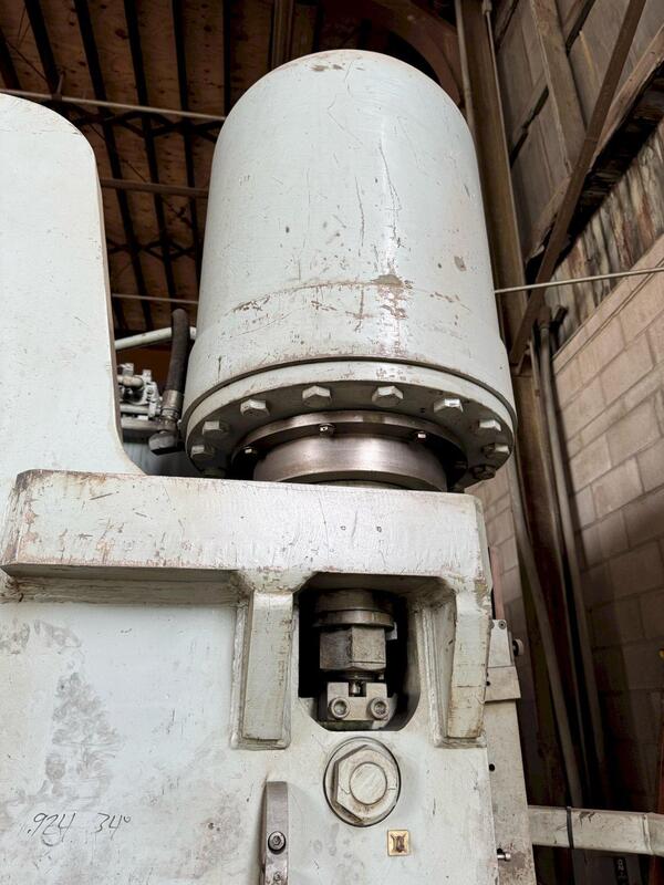 Pacific #K500-12, press brake, 500 oz., 12' overall, 126" between housing, 12" stroke, 20" open, 8" Shut - Image 7