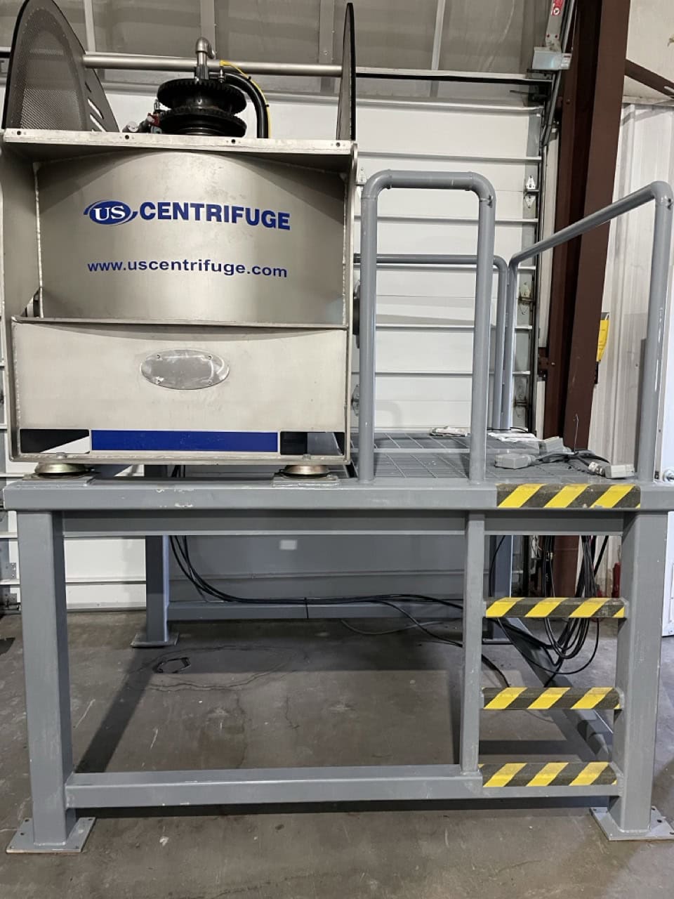 18.5" U.S. Motors Centrifuge #Supramatic-A460, Centrifuge, 2850 RPM, 60 L bowl, 5-75 gpm, 15 HP, 316L - Image 3