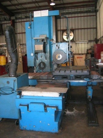 3-1/2" Summit #3-1/2, 43-5/8" x 51-1/8"rotary table, inch/metric threads, pendant controls, 1979 - Image 1