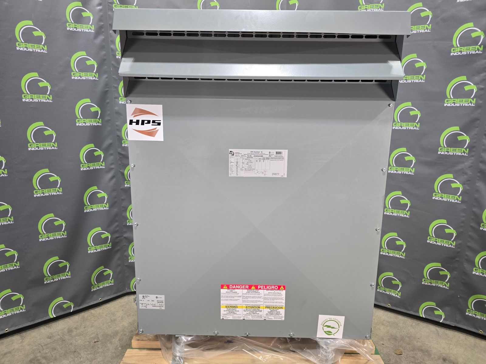 225 KVA 208 Delta Primary, 480Y/277 Secondary, Hammond SG3A0225BK, step up Dry Transformer, NEMA 3R, new - Image 4