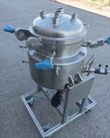 13.2 gallon ITT Industries Pure-Flo Precision, 50 liter Stainless steel fermenter tank, bottom driven - Image 3