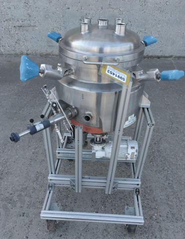 13.2 gallon ITT Industries Pure-Flo Precision, 50 liter Stainless steel fermenter tank, bottom driven - Image 4