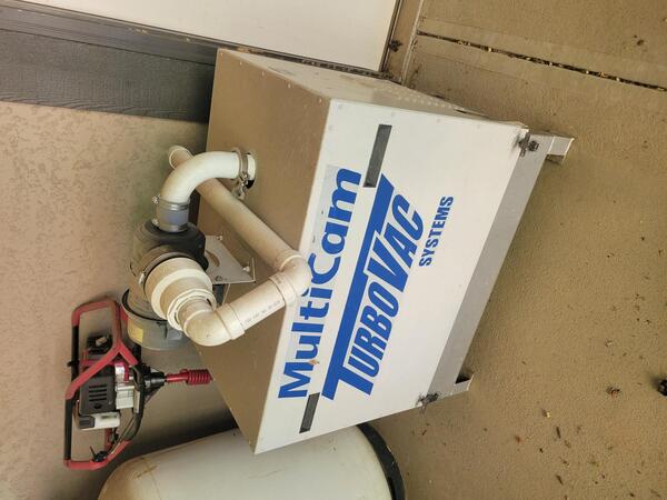 Multicam #M-103, router, linear ATC, 4' x 8', Kufo dust collector, pendant, Auto mist lube, 2002 - Image 4