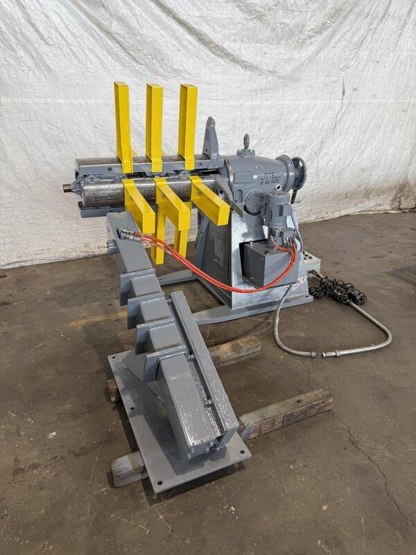6000 lb. Littell #60-36, powered motorized uncoiler, 36" width, 48" outside dimensions, 16"-20" ID, manual - Image 3