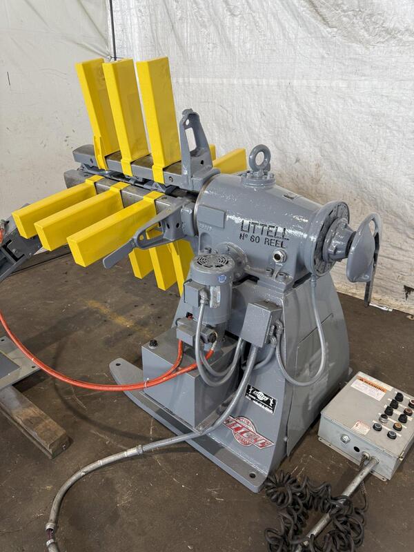 6000 lb. Littell #60-36, powered motorized uncoiler, 36" width, 48" outside dimensions, 16"-20" ID, manual - Image 7