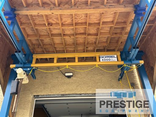 2 Ton, Gorbel, Free Standing Overhead Gantry Crane, 10.58' Bridge Span, 33' Runway length, 14' Under Hoist, 2 - Image 2