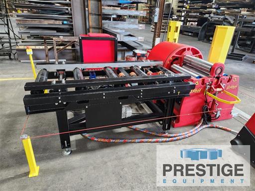 24" x 5/16" Davi #MCA-0615, Hydraulic Bending Roll, 4-Roll, 1/4" Pre-Bending capacity, 6" top/5.5" bottom/5" - Image 1