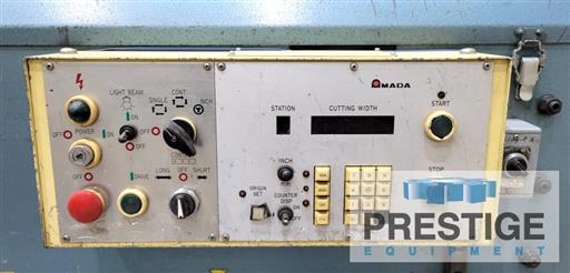 1/4" x 6.5' Amada #M-2060, Mechanical Powered Squaring Shear, 0.39"-39.37" Backgauge, 96" Squaring Arm, (9) - Image 4