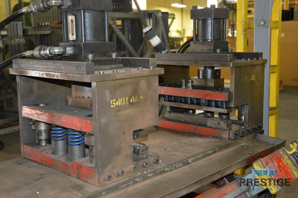 1/4" Wire Trimmer & Bender, w/(3) Hydraulic Heads, 0.125"-0.25" diameter Wire capacity, 8' Table length, 10 HP - Image 5