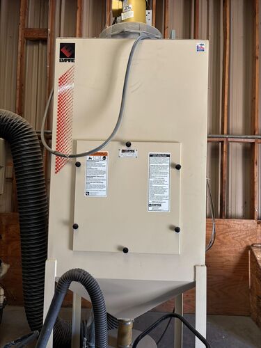 72" x 72" x 62" Empire #Pro-Finish-7272, abrasive air blast cabinet system, 2020 - Image 1