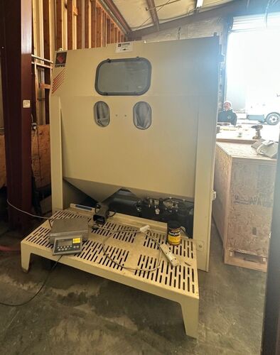 72" x 72" x 62" Empire #Pro-Finish-7272, abrasive air blast cabinet system, 2020 - Image 2