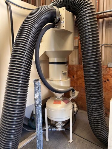 72" x 72" x 62" Empire #Pro-Finish-7272, abrasive air blast cabinet system, 2020 - Image 4