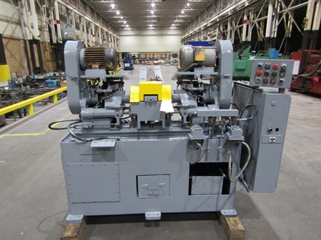 Economy #FH40-10, double end chamfering machine, magazine type feeder, serial #8109 - Image 1