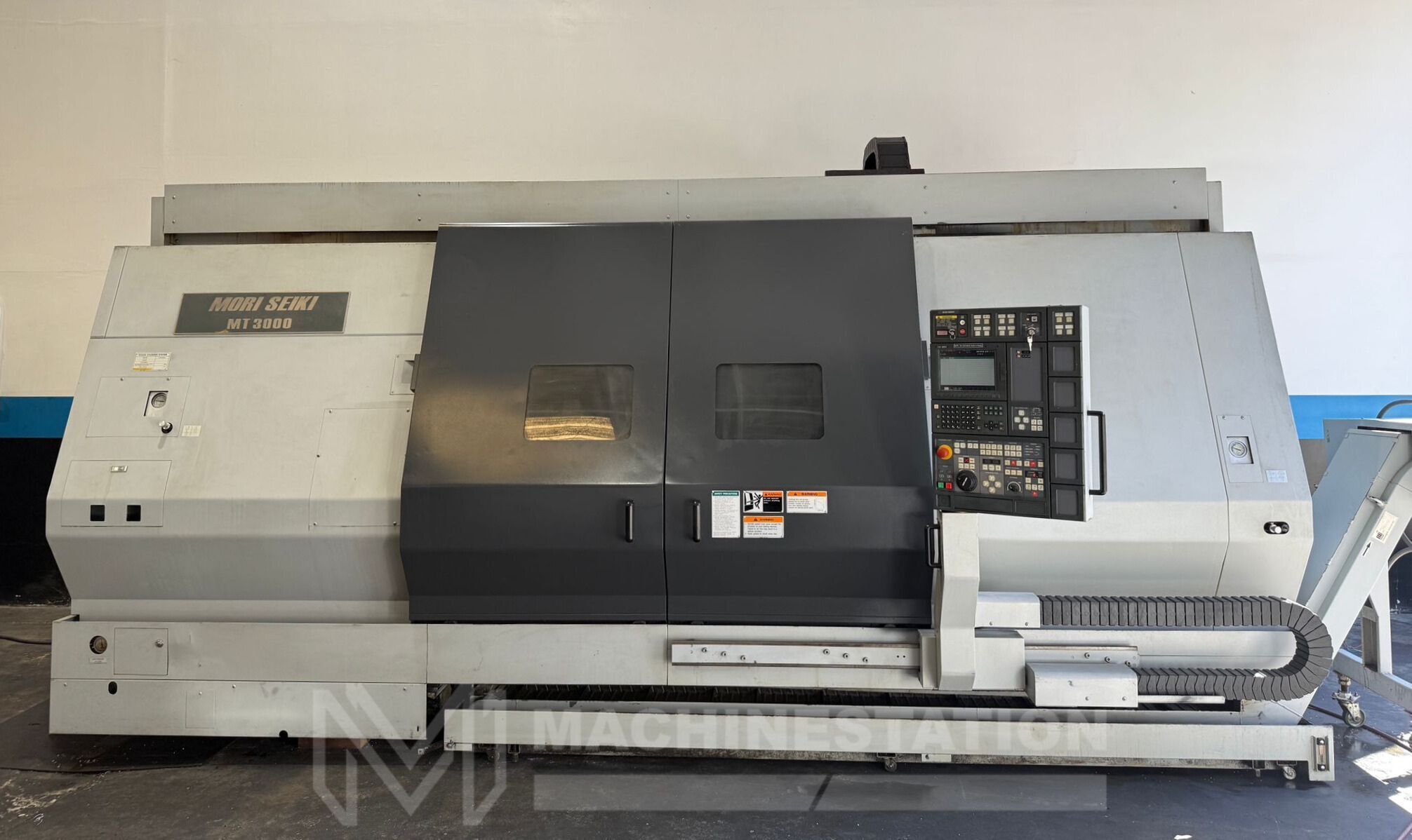 Mori Seiki #MT-3000/1500, multi-axis CNC turning center, 31.5" swing, 15" 3-jaw chuck, 3.5" bar, 22.44" dia. - Image 1