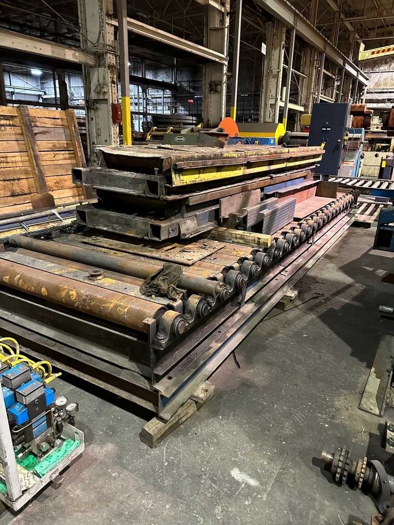 Conveyor for Cut-To-Length line Line, 60" x 6.5" roll face, 2.5" shaft - Image 2
