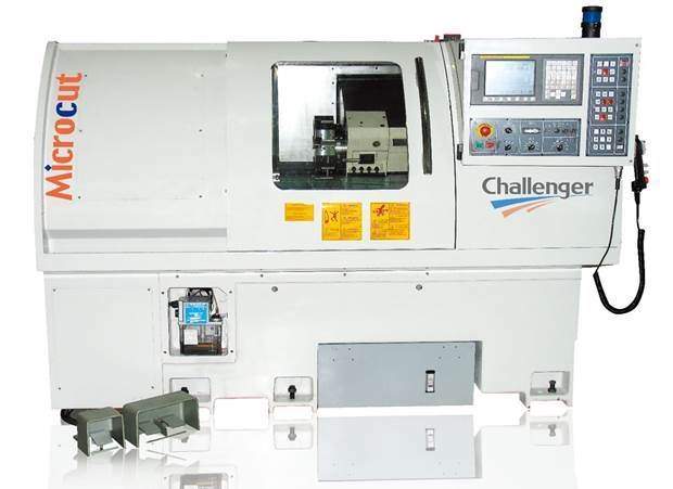 Microcut #L-42, CNC Slant Bed Lathe, 19.6" Swing, 6.65" 3-Jaw Chuck, 8.26" diameter x 18.11" L Cut capacity - Image 1