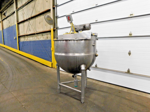 200 gallon Groen, Stainless jacketed mixing kettle, 2 HP, 230/460 V. - Image 4