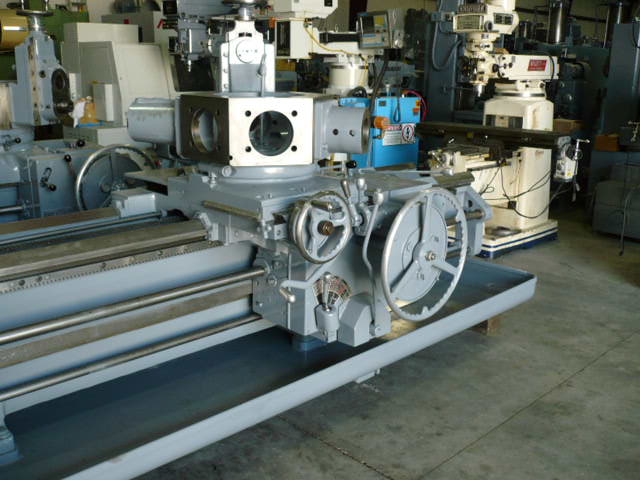 No. 4A Warner & Swasey, M3550, square head, saddle type turret lathe, 28-1/4" swing o/bed ways, 65" center - Image 7