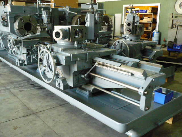 No. 4A Warner & Swasey, M3550, square head, saddle type turret lathe, 28-1/4" swing o/bed ways, 65" center - Image 8
