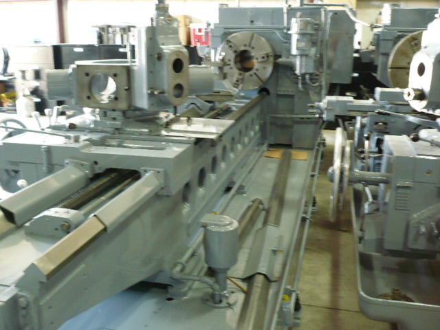 No. 4A Warner & Swasey, M3550, square head, saddle type turret lathe, 28-1/4" swing o/bed ways, 65" center - Image 9