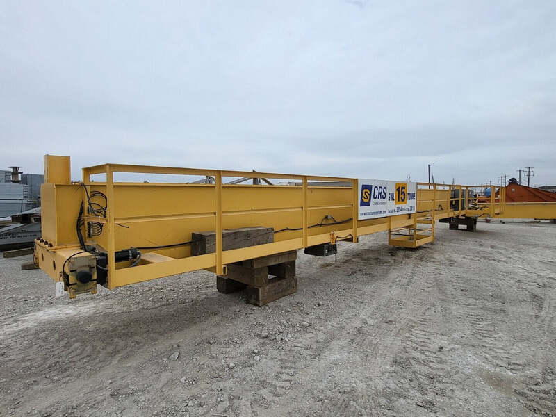 15 Ton, CRS Cranesystems Inc., double girder bridge crane with 15 ton electric wire rope hoist, 2013 - Image 1
