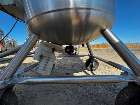 39 gallon Precision Stainless, 150 liter 316 Stainless Steel tank, jacketed, agitated, 45 psi, 22" dia. x 30" - Image 5