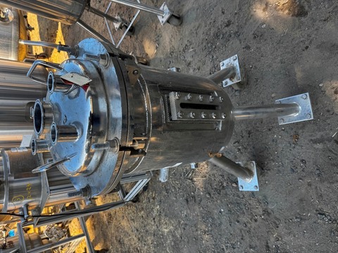 10 gallon Alloy Products, Stainless steel tank, jacketed, 12" dia. x 20" straight side, dish top & bottom, - Image 3