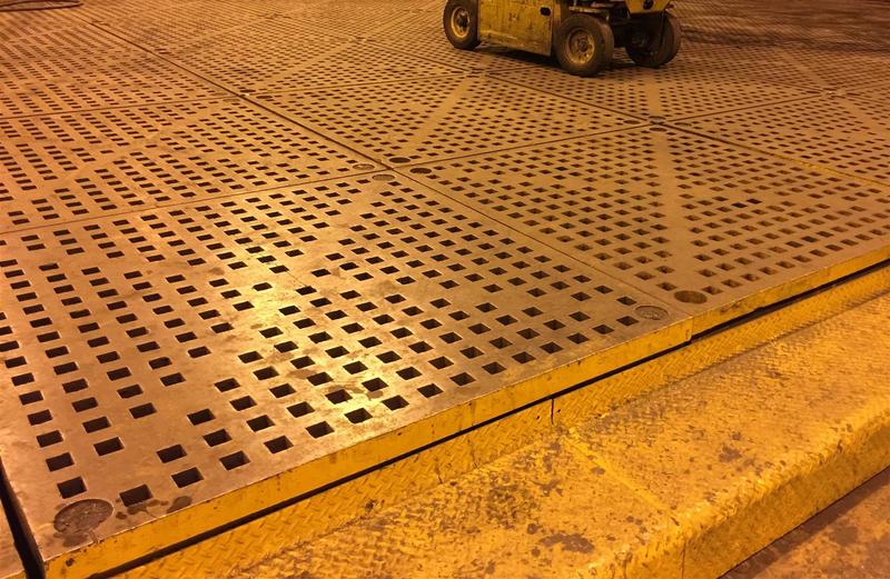 5' x 5' x 6" Acorn, thick welding tables platen floor section, (84 available) - Image 2