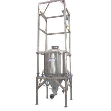 Horizon Systems, bulk bag unloader & weigh bin Supersack discharger, all Stainless Steel, #11015 - Image 1