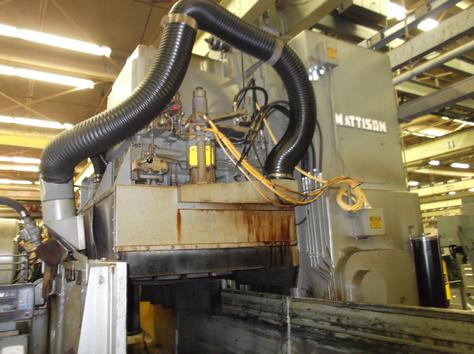 24" x 96" Mattison #900/400, die block grinder horiz/vertical spindle combo, 1987 - Image 3