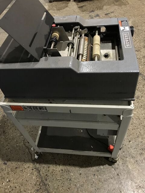 Advent Label Applicator Co. #465, label applicator with standing cart - Image 5