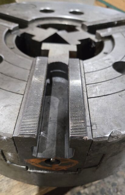 15" Samchully #HC-15, power grip CNC lathe 3-jaw chuck - Image 2