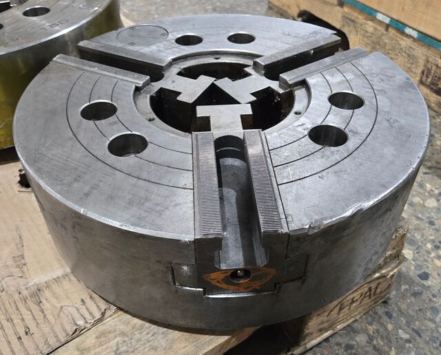 15" Samchully #HC-15, power grip CNC lathe 3-jaw chuck - Image 3