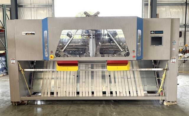 2-Station Chicago #King-Edge-CT-136, Spreader Feeder, VFD, Chi Touch Control, 120" reduced discharge, 2019 - Image 6