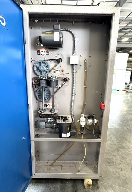 2-Station Chicago #King-Edge-CT-136, Spreader Feeder, VFD, Chi Touch Control, 120" reduced discharge, 2019 - Image 8