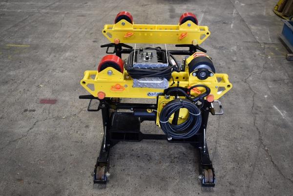4 Ton, LJ Welding #HD2L-100/150, pipe turning roll, for/rev foot pedal - Image 2