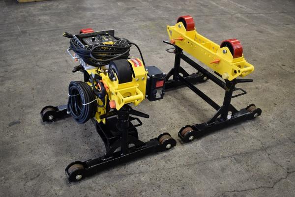 4 Ton, LJ Welding #HD2L-100/150, pipe turning roll, for/rev foot pedal - Image 4