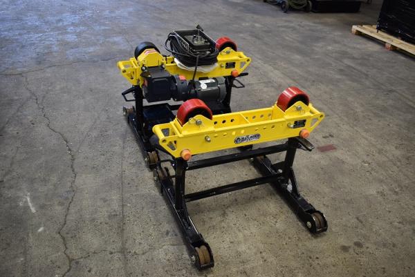 4 Ton, LJ Welding #HD2L-100/150, pipe turning roll, for/rev foot pedal - Image 5
