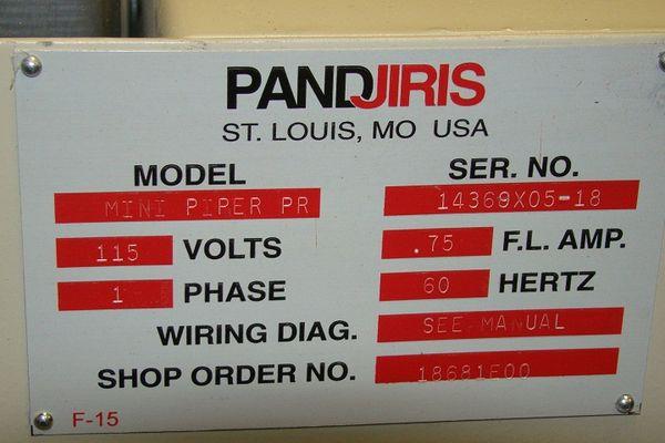 .7 Ton, Pandjiris, mini piper, 1500 lb., 6" wheel diameter, 2"-16" pipe diameter - Image 5