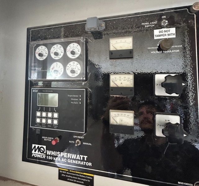 120 KW Multiquip #DCA150SSJU4F, diesel generator, sound attenuated enclosure, Tier 4 Final, 2017 - Image 2