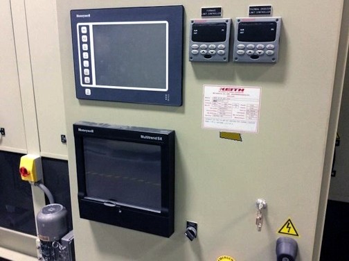 30" width x 44" H x 248" lL Keith, 2250°F electric with door at front and rear #4490 - Image 3