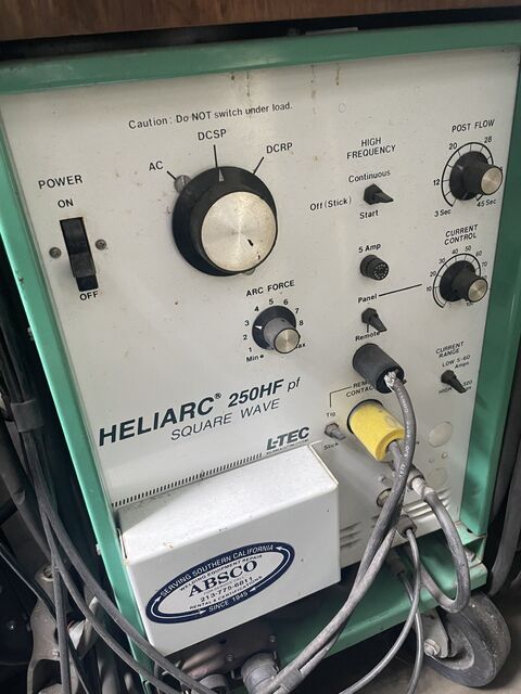 L-TEC Heliarc #H-250HF, AC/DC TIG Stick Welding Power, 250 V., 1ph - Image 1