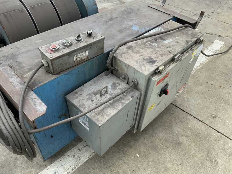 90 Ton, Joe Fuller #JFRD-90/JFRI-90, tank turning rolls, 180000 lb., 20-1/2"wheel diameter, 3 HP, 1999 - Image 8