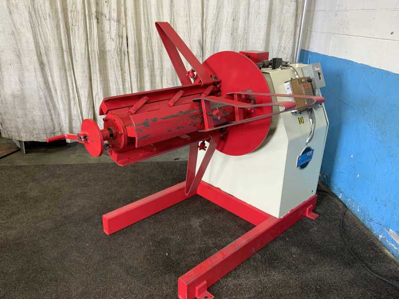 6000 lb. Coe Press Equipment #CPR-6030, motorized coil reel, 30" width, 60" outside dimensions, 16"-20" ID, 3 - Image 1