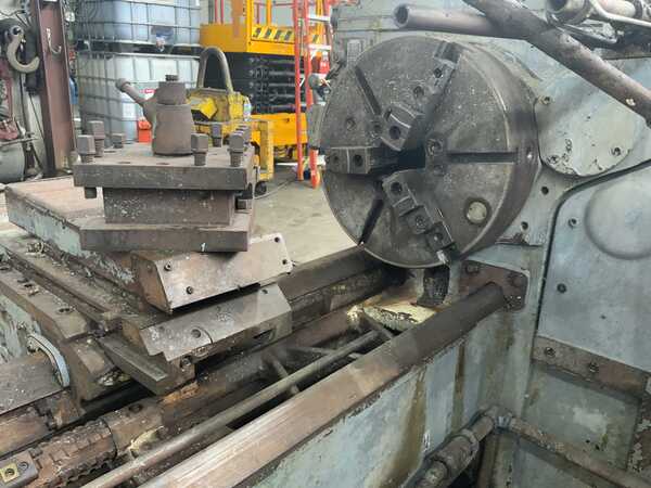 No. 3A Warner & Swasey, M3500, turret lathe, 24-1/2"swing, 3-jaw 21" chuck, 50 HP, adjustbale tool holder - Image 10