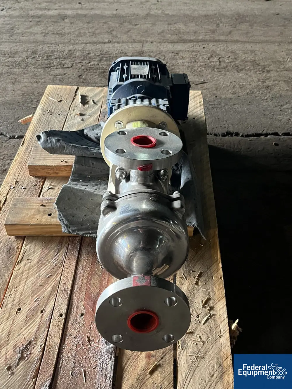 1.5" Mouvex #2PSLC1-2-3, Eccentric Disc Pump, Trans316Ti, 2 HP, 230/460 V., Stainless Steel - Image 3